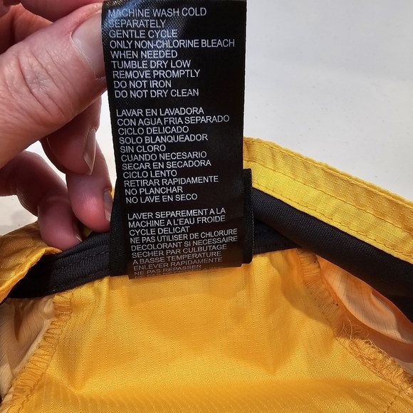 Iowa State University Half Zip pullover Men's Size Medium Yellow Windbreaker - Picture 9 of 11